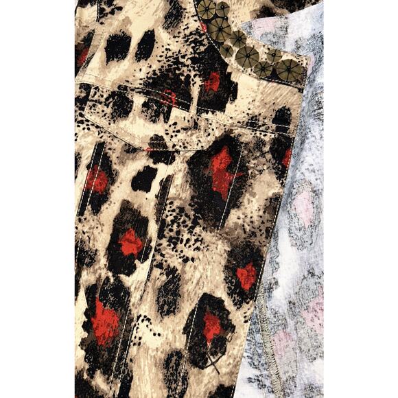 Ruby Rd petite tops / Gorgeous Top Red, Browns- Size Petite 8- NWT- $64 - Picture 12 of 15